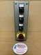 HOFFMAN E-4PBG TYPE 12,13 4 BUTTON OPERATOR STATION W/ 3 POS SELECTOR + 1 STOP