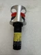 IDEC, Pushbutton, Illuminated, LED, HW1E-LV4F11QD-R-24V With button shroud.