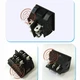 Genuine SCI R13-87 6 Pins 10A 250VAC Rocker Switch Double Side Self-Reset