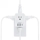 TESSAN Surge Protector Wall Outlet Extender, Multi 2 Usb-a+1 Usb-c, White 