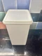 Vintage Tupperware Cracker Keeper Square Container White Frosted 1314-6 1315-3
