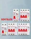 1PCS NEW Delixi DZ47sLES Air-Switch Circuit Breaker C-Type 1P+N 2P 3P 3P+N 4p