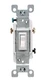 12 New LEVITON 1453-2WM 15 Amp, 120 Volt, Toggle 3-Way AC Switch WHITE Free Ship