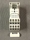 (1) ABB CR-M4SS Relay Socket & Marker- For use with CR-M Ser. 2PDT & 4PDT Relays