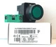 AutomationDirect GCX3202-24L 24 V AC/DC Green Flush LED Illuminated Pushbutton