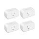 TREATLIFE Alexa Smart Plugs 4 Pack, 7 Day Heavy Duty Programmable Timer Outle...