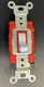 Leviton 1221-2W 20A Toggle Single Pole AC Light Switch 120/277V Spec Grade White