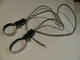 Pair (2) SMC D-B64 Pneumatic Cylinder Sensors with clamps attached