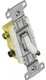 Hubbell Wiring Systems RS315ILW Toggle Electrical Switch 3-Way, 15A 120V White