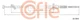 Cofle 92.18.3503 cable pull, clutch control for Chevrolet