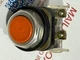 ALLEN-BRADLEY 800T-A3 FLUSH ORANGE PUSHButton W/800T-XD1 Contact N.O. CONTACT