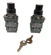 ABB MCB-10 CONTACT BLOCK, WITH KEY TO LOCK AND UNLOCK