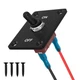 RVBOATPAT Heavy Duty Waterproof Toggle Switch 12V DC 30A 2 Pin SPST ON/Off To...