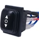 weideer Reverse Polarity Switch Waterproof 12V RV Jack Switch ON/Off/ON Momen...