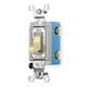 Hubbell Wiring Device-Kellems Hbl1201i Wall Swtch, 1-Pol, 120/277V, 15A, Ivry,