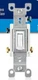 6 New LEVITON 1453-2WM 15 Amp, 120 Volt, Toggle 3-Way AC Switch WHITE