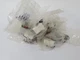 10X C&K 7101 WHITE ROCKER SWITCH - new old stock - CK