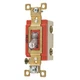 BRYANT 4901PLC120 Pilot Light Wall Switch,Clear,20A 49YZ62
