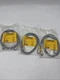lot of 3 New Turck RK4.4T-1-RS4.4T U2444-1 double-ended M12 cable