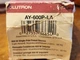 NOS Lutron Ariadni AY-600P-LA 600 W Single-Pole Preset Dimmer Light Almond