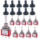 Twidec/10Pcs Mini Toggle Switch SPDT 3 Position 3 Pins 3Pin ON-OFF-ON 