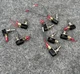 Lot of 9 - Carling Technogies 0835R  Toggle Switch 3A @ 250V,  6A @ 125V Used