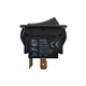 TSNUPGOHXW KEDU HY60E 4 Pins 20A 125V/250V 2HP Industrial On Off Rocker Black 