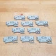 Wago 60947-7-1 2.5mm&sup2; Terminal Block, 800V, 2002-1401 - USED
