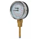 Pic Gauges Tri-Hd-302L-G Round Boiler Gauge, 0 To 200 Psi, 1/2 In Mnpt, Steel,