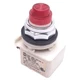Square D 9001KM38LR Red Illuminated Push Button Switch, &oslash;30mm, 120VAC/DC Lamp