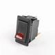 Cole Hersee 58328-04-BX Universal Rocker Switch   Blade, Red Lighted, 20 Amp