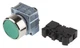 Siemens, 3SB3 Green Flat Push Button Complete Unit, NO, 22mm, 3SB36020AA41