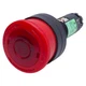 IDEC HW1E-TV4F02QD-R-24V E-Stop Pushbutton, Turn Reset, Illuminated, 2NC Unibody