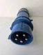 Mennekes ME530P9W 30A 120/208VAC 5 Wire Watertight Pin Sleeve Connector Plug