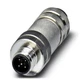 1PC PHOENIX CONTACT - IC 1507764 BUS SYSTEM PLUG CONNECTOR MALE 5-POS M12 S