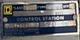 Square D 9001 BW204 Control Station Start Stop Button Vintage Metal USA