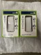 TWO Leviton Dimmer Switch DSL06-1LZ Decora Universal Slide, 300-Watt LED/ CFL