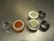 Square D 9001W22 White Mushroom Head Cap Lot of 2 W/ One Amber A22 M.H. Cap!