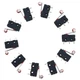 URBEST AC 250V 5A SPDT 1NO 1NC Momentary Hinge Roller Lever Micro Switches 3 ...