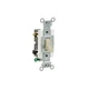 Leviton CS220-2I 20A Toggle Switch 120/277V Ivory Commercial Grade