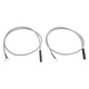 Lot of 2 SMC D-Y59A Solid State Auto Switch Sensor, NPN, 24VDC, 3-Wire, 0.5m