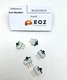 Lot Of 5, 09.03290.01 EOZ Slide Switch Black On-Off SPDT-CO 1K2 500 mA