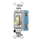 HUBBELL HBL1201I Wall Switch,Ivory,15A;Back;Side,SnglPole 6A699