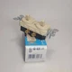 New Leviton Combination Two Switches 15A 120/277V AC/CA (Ivory) No. 5224-2IS