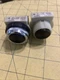 (2) Fuji Electric AH30-F Contact Black Block AH30F Button AHX 291 10A 600V