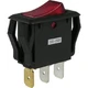 (2)-Gardner Bender Illuminated 15A 250V Rocker Electrical Switch GSW-42