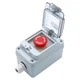 Industrial Emergency Stop Button, Electrical Shut Off Switch with Box, IP67 W...