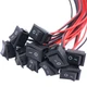 Twidec/10Pcs Rocker Switch AC 6A/250V 10A/125V SPST 2 Pins 2 Position ON/Off... 