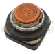 ALLEN BRADLEY 800T-A3 SER B FLUSH HEAD PUSH BUTTON AMBER