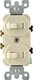 Leviton 05224-2IS Ivory 15A 277V 1-Pole Toggle Switch 3.28 H x 1.62 W in.